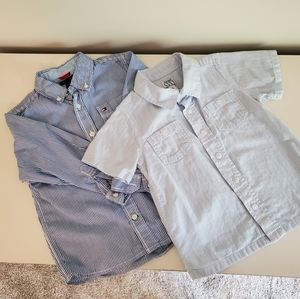 Two button down toddler shirts